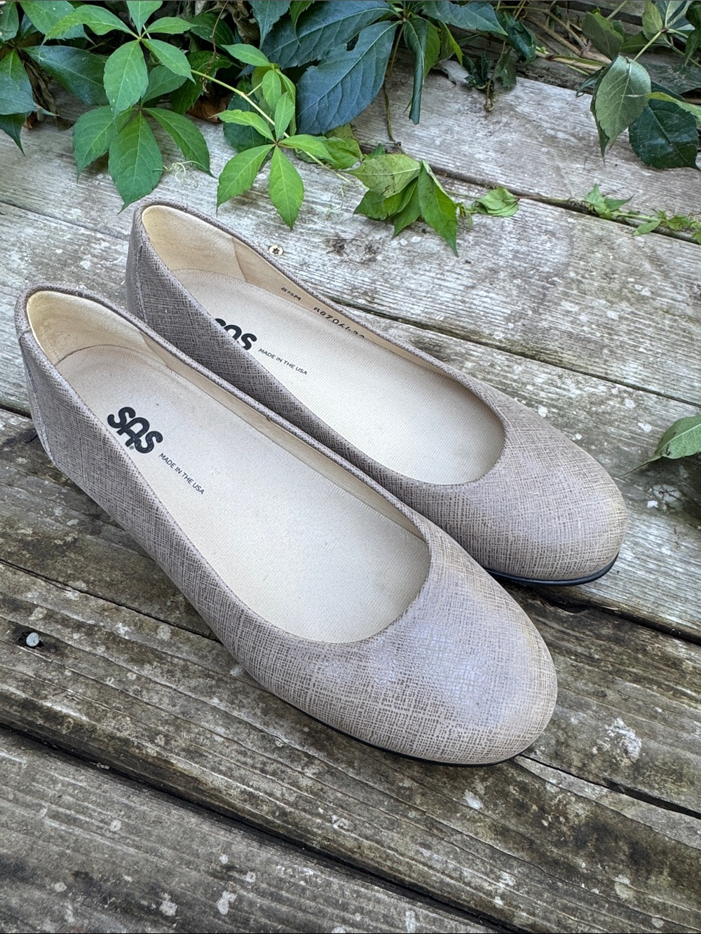 SAS Scenic Ballet Flat Color Fog
